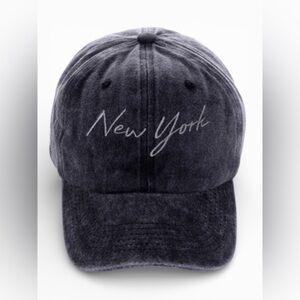 Zenana Washed Embroidered City Baseball Cap – New York